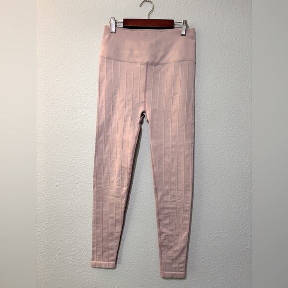 Spiritual Gangster Light Purple Ribbed High Waisted Leggings M/L - Picture 1 of 5